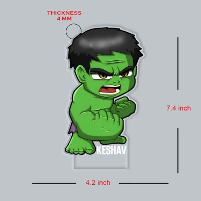 Personalized Hulk325 UV Print Multicolor 3D Illusion Night Lamp – Custom Name LED Light